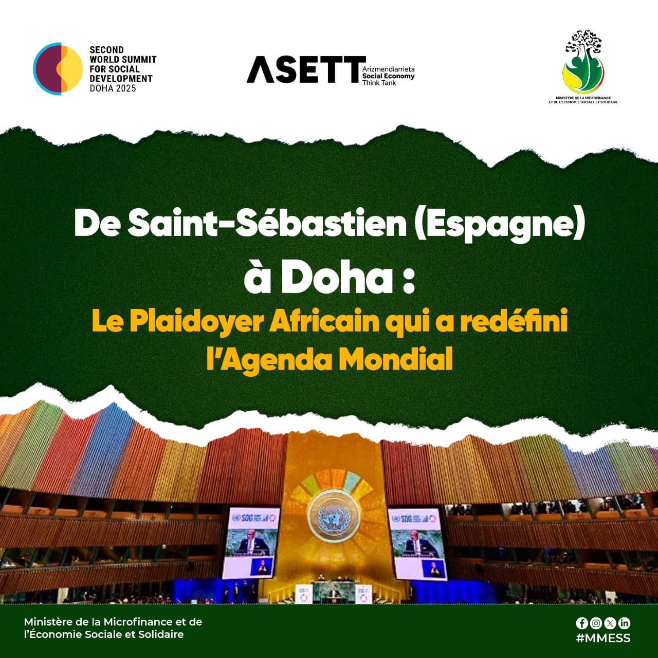 De Saint-Sébastien à Doha : Le Plaidoyer Africain qui a Redéfini l’Agenda Mondial